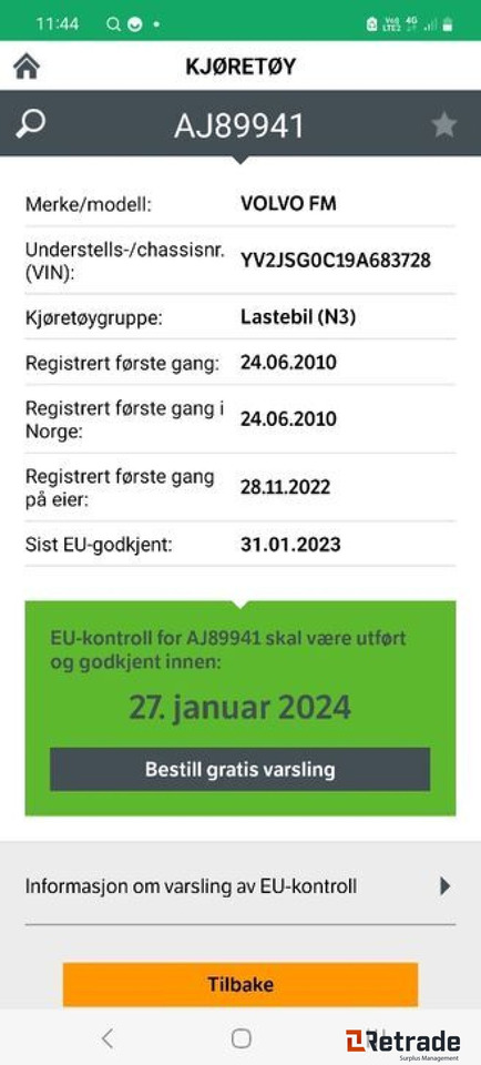 2010mod. VOLVO FM 400HK - شاحنات مسطحة, شاحنة كرين: صور 2 2010mod. VOLVO FM 400HK - شاحنات مسطحة, شاحنة كرين: صور 2