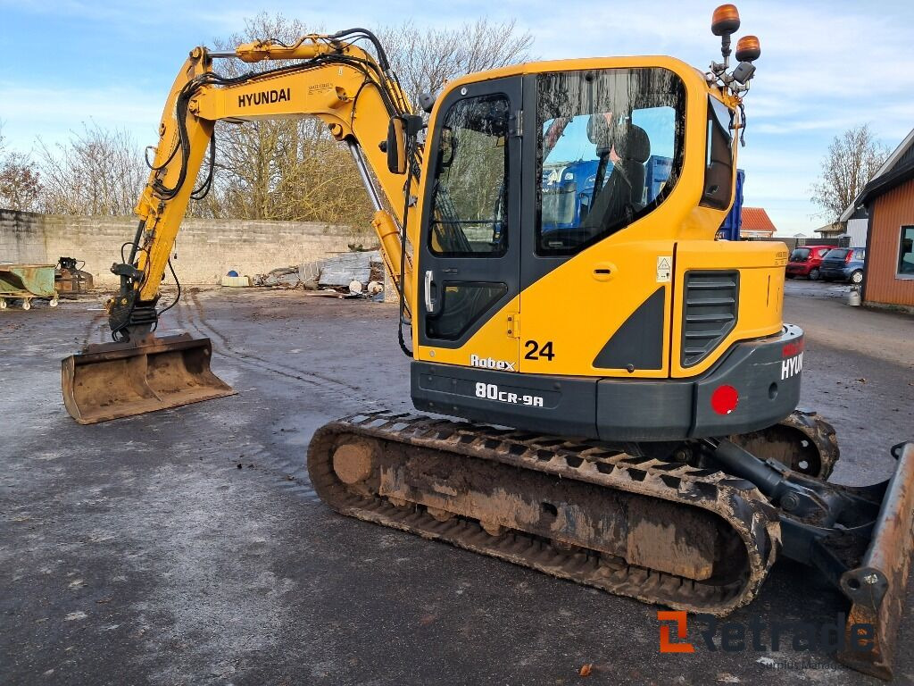 Gravemaskine Hyundai Robex 80 Cr 9A inkl. Sortergrab, tilt skovl og 3 skovle - حفارات زحافة: صور 2 Gravemaskine Hyundai Robex 80 Cr 9A inkl. Sortergrab, tilt skovl og 3 skovle - حفارات زحافة: صور 2