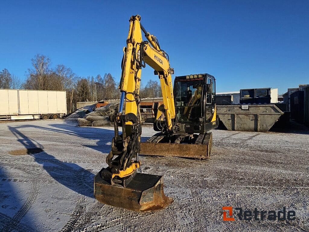 Grävmaskin Hyundai R55-7A Engcon tiltrotator - آلات البناء: صور 2 Grävmaskin Hyundai R55-7A Engcon tiltrotator - آلات البناء: صور 2