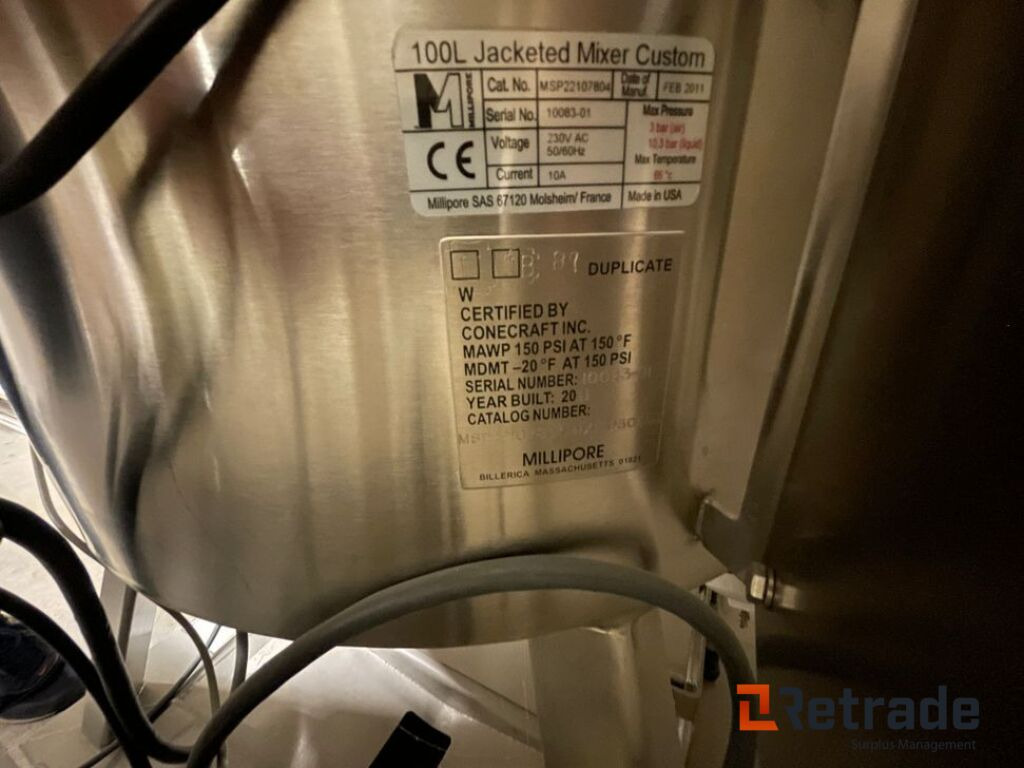 Mobius Mix100 Med Stål Kar / Mix100 With Steel Tub - معدات صناعية: صور 4 Mobius Mix100 Med Stål Kar / Mix100 With Steel Tub - معدات صناعية: صور 4