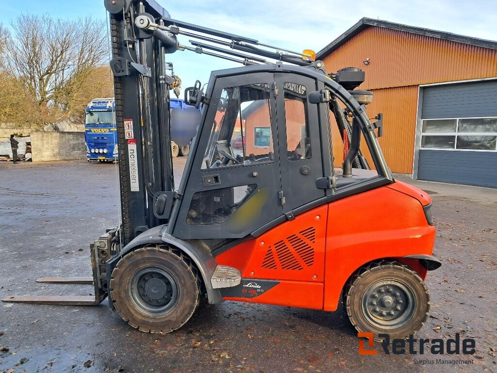 Truck Linde H45D-02 med Duplex mast og Combo-aggregator - رافعة شوكية ديزل: صور 5 Truck Linde H45D-02 med Duplex mast og Combo-aggregator - رافعة شوكية ديزل: صور 5