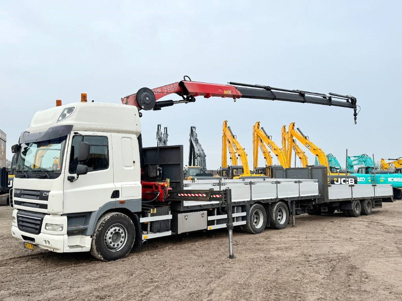 DAF CF85.410 + 21m kran Fassi Crane 21ton/m + Trailer - شاحنة كرين: صور 2 DAF CF85.410 + 21m kran Fassi Crane 21ton/m + Trailer - شاحنة كرين: صور 2