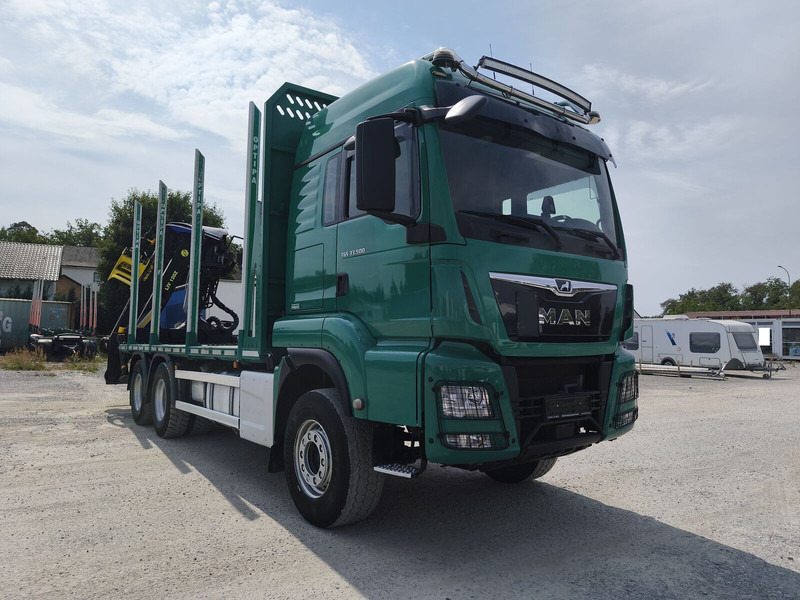 MAN TGX 33.500 Holz LKW Euro6 6x4 (9) - شاحنة قطع الأشجار, شاحنة كرين: صور 2 MAN TGX 33.500 Holz LKW Euro6 6x4 (9) - شاحنة قطع الأشجار, شاحنة كرين: صور 2
