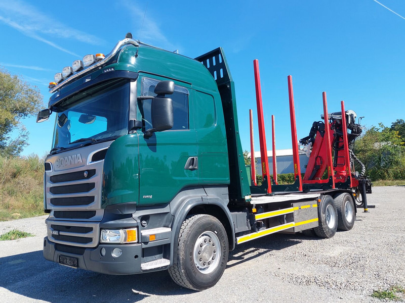 Scania R490 6x4 Euro 6 Kurzholz Palfinger AHK (2) - شاحنة قطع الأشجار: صور 1 Scania R490 6x4 Euro 6 Kurzholz Palfinger AHK (2) - شاحنة قطع الأشجار: صور 1