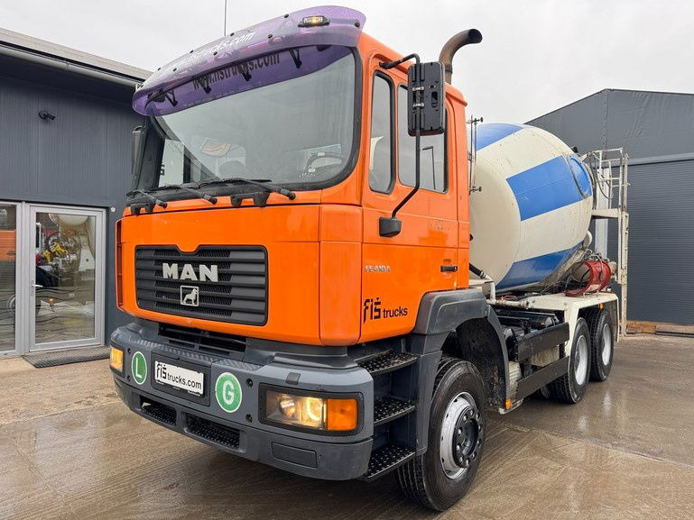 MAN 27.414 FE 410A 6x4 stetter - 7m3 - euro 3 - شاحنة خلاطة خرسانة: صور 1 MAN 27.414 FE 410A 6x4 stetter - 7m3 - euro 3 - شاحنة خلاطة خرسانة: صور 1