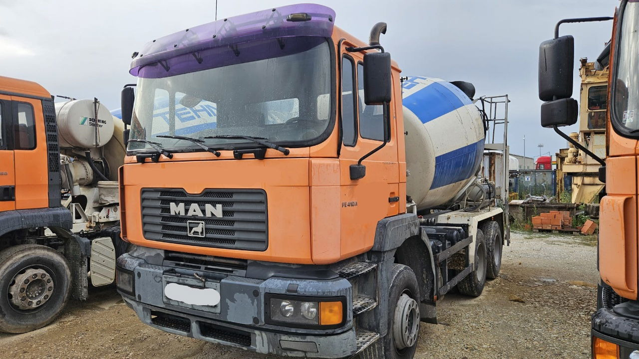 MAN FE 410A 8x4 mixer - 7m3 - euro 3 - شاحنة خلاطة خرسانة: صور 1 MAN FE 410A 8x4 mixer - 7m3 - euro 3 - شاحنة خلاطة خرسانة: صور 1