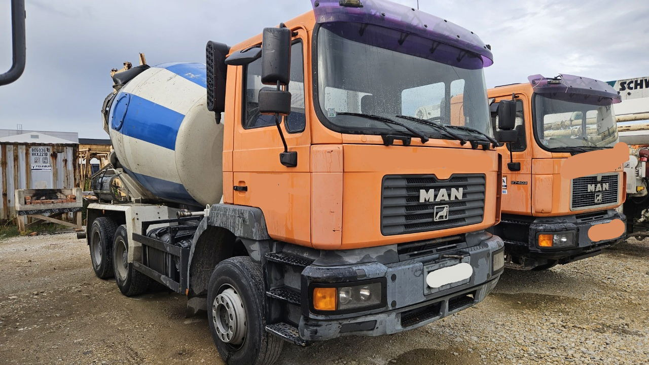 MAN FE 410A 8x4 mixer - 7m3 - euro 3 - شاحنة خلاطة خرسانة: صور 2 MAN FE 410A 8x4 mixer - 7m3 - euro 3 - شاحنة خلاطة خرسانة: صور 2