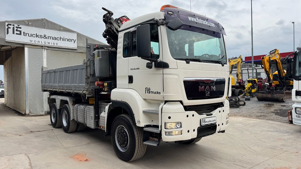 MAN TGS 28.480 6X4/4 bordmatic - cardan - Fassi F235XP - 14.9M - Retarder - قلابات: صور 3 MAN TGS 28.480 6X4/4 bordmatic - cardan - Fassi F235XP - 14.9M - Retarder - قلابات: صور 3