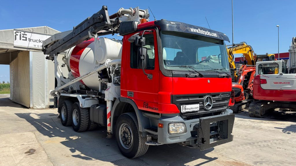 Mercedes-Benz Actros 3341 6x4 7m3 + 24m Cifa - شاحنة خلاطة خرسانة: صور 3 Mercedes-Benz Actros 3341 6x4 7m3 + 24m Cifa - شاحنة خلاطة خرسانة: صور 3