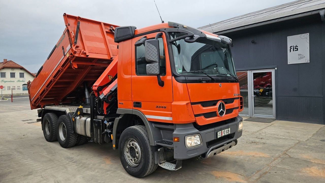 Mercedes-Benz Actros 3346 K palfinger PK 18002 - bordmatic - meiller tipper - EPS 3 pedals - قلابات: صور 4 Mercedes-Benz Actros 3346 K palfinger PK 18002 - bordmatic - meiller tipper - EPS 3 pedals - قلابات: صور 4