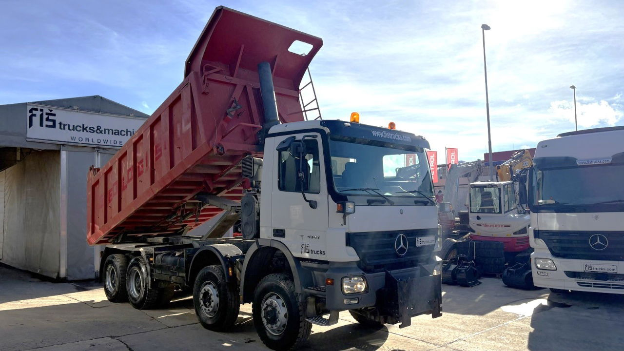 قلابات Mercedes-Benz Actros 4141 K 8x6 tipper - 19m3 - spring suspension: صور 6 قلابات Mercedes-Benz Actros 4141 K 8x6 tipper - 19m3 - spring suspension: صور 6