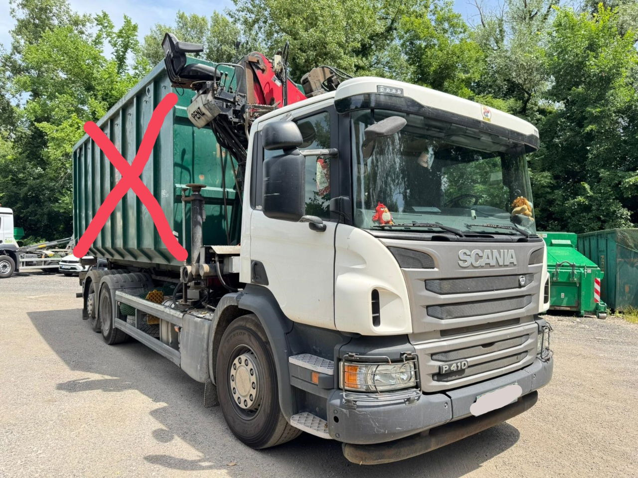 Scania P 410 6x2 penz crane 12Z + abroll multilift + scissors - steering axle - شاحنات الحاويات / جسم علوي قابل للتغيير شاحنة: صور 5 Scania P 410 6x2 penz crane 12Z + abroll multilift + scissors - steering axle - شاحنات الحاويات / جسم علوي قابل للتغيير شاحنة: صور 5