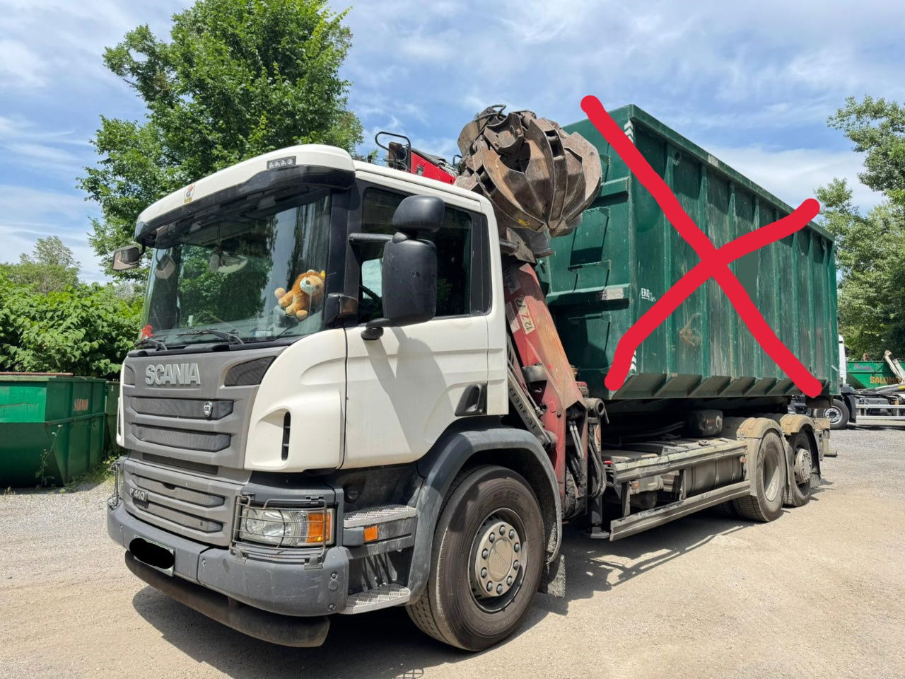 Scania P 410 6x2 penz crane 12Z + abroll multilift + scissors - steering axle - شاحنات الحاويات / جسم علوي قابل للتغيير شاحنة: صور 1 Scania P 410 6x2 penz crane 12Z + abroll multilift + scissors - steering axle - شاحنات الحاويات / جسم علوي قابل للتغيير شاحنة: صور 1