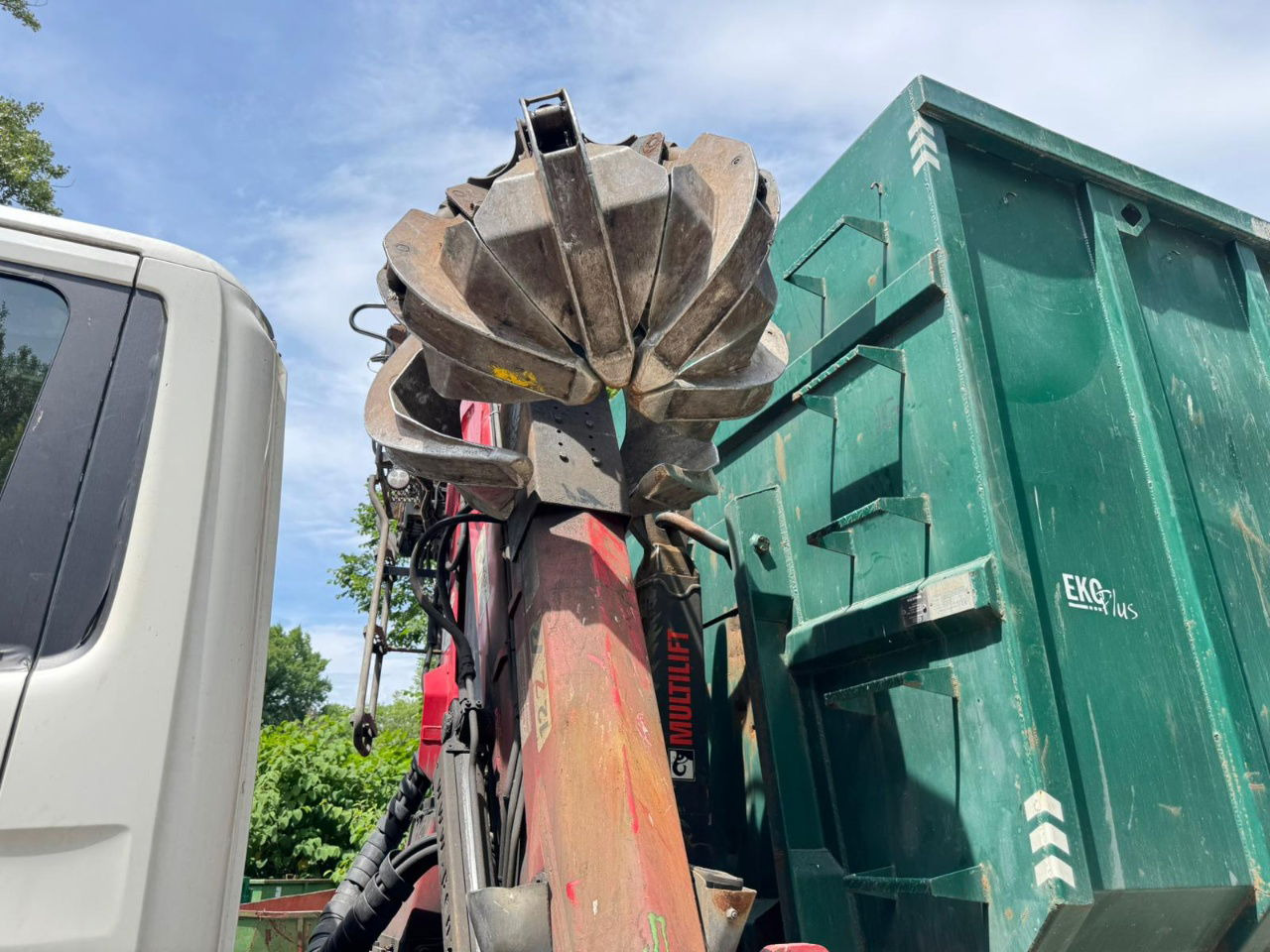 Scania P 410 6x2 penz crane 12Z + abroll multilift + scissors - steering axle - شاحنات الحاويات / جسم علوي قابل للتغيير شاحنة: صور 2 Scania P 410 6x2 penz crane 12Z + abroll multilift + scissors - steering axle - شاحنات الحاويات / جسم علوي قابل للتغيير شاحنة: صور 2