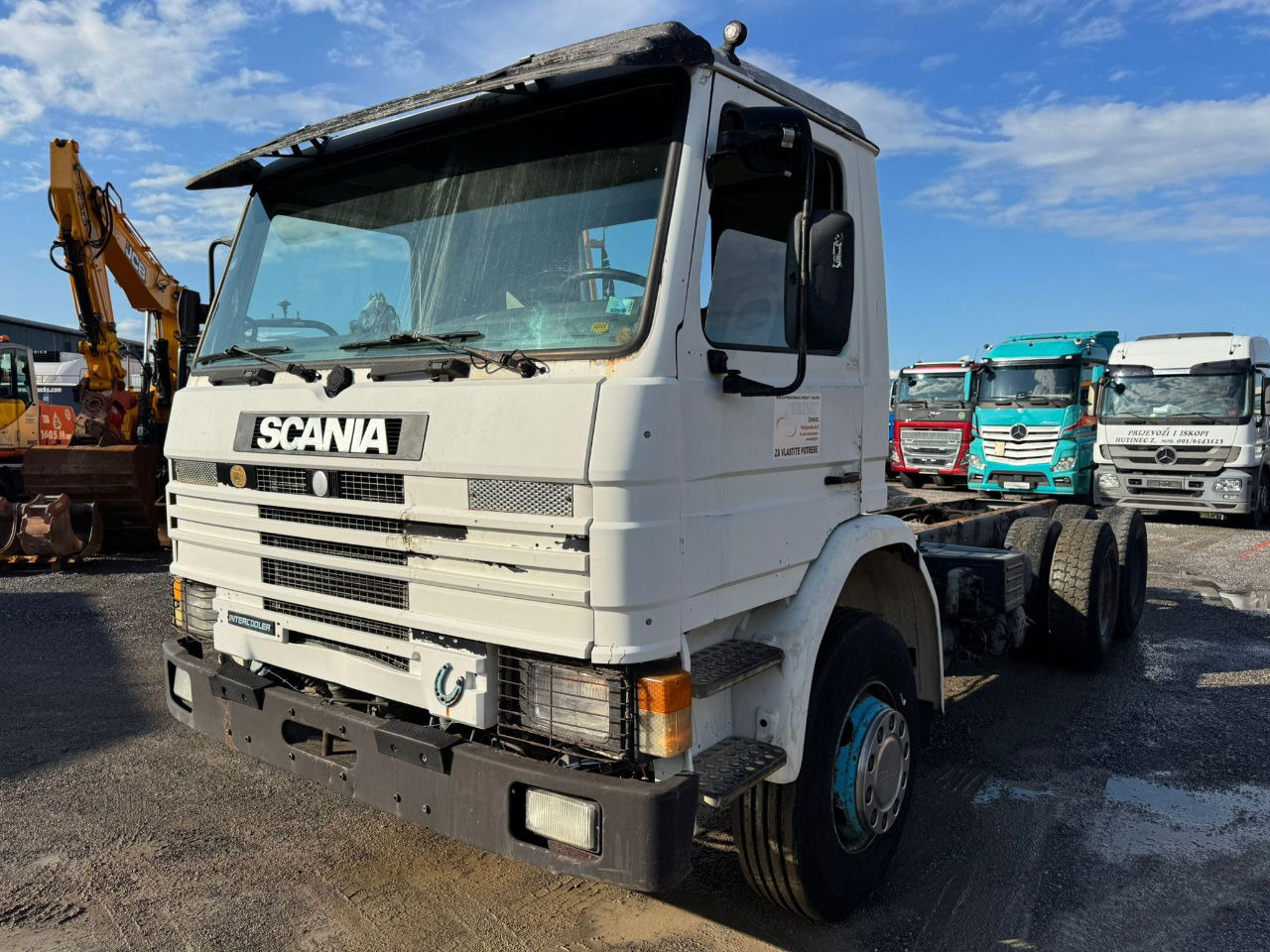 Scania P113-310 6x4 chassis - complete spring - الشاسيه شاحنة: صور 1 Scania P113-310 6x4 chassis - complete spring - الشاسيه شاحنة: صور 1