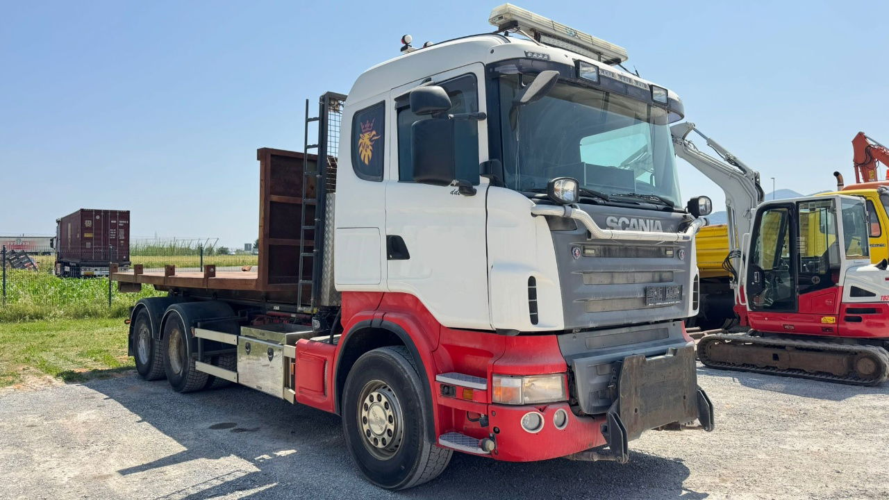 Scania R400 6x2 abroll tipper + plato - شاحنات الحاويات / جسم علوي قابل للتغيير شاحنة: صور 3 Scania R400 6x2 abroll tipper + plato - شاحنات الحاويات / جسم علوي قابل للتغيير شاحنة: صور 3