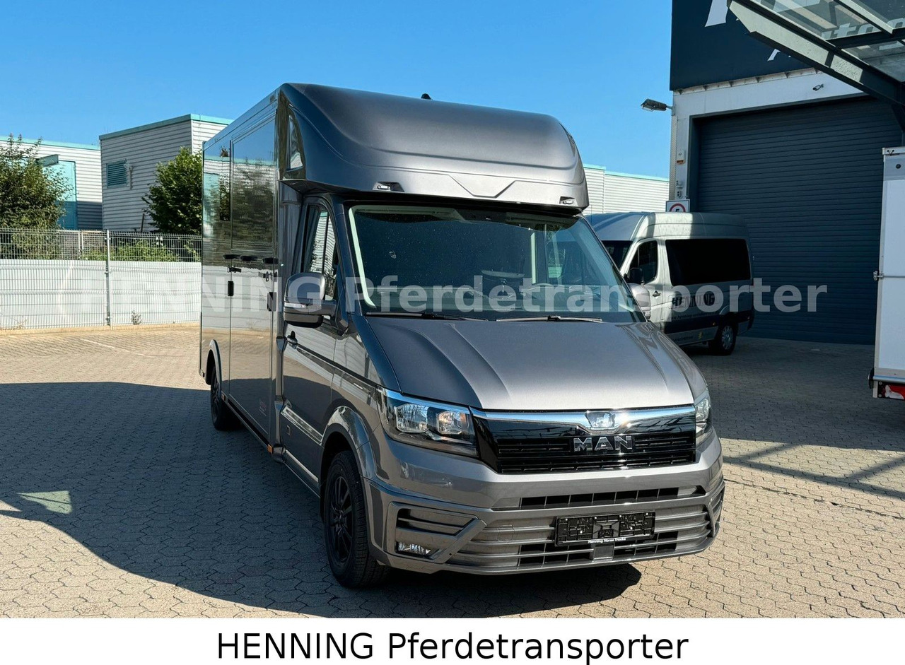 MAN TGE 3 - Sitzer *KLIMA PFERDEABTEIL* - شاحنة نقل المواشي شاحنة: صور 2 MAN TGE 3 - Sitzer *KLIMA PFERDEABTEIL* - شاحنة نقل المواشي شاحنة: صور 2