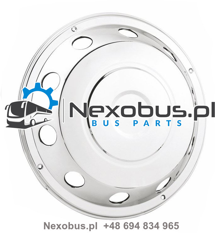 Kołpak 19.5" nierdzewny przód Solbus C 9.5 C10.5 Mercedes Tourino - الإطارات والجنوط - حافلة: صور 1 Kołpak 19.5" nierdzewny przód Solbus C 9.5 C10.5 Mercedes Tourino - الإطارات والجنوط - حافلة: صور 1