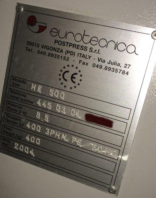 Heidelberg Eurobind EB-500 Single-Column Hotmelt Adhesive Binder - آلة تجليد: صور 3 Heidelberg Eurobind EB-500 Single-Column Hotmelt Adhesive Binder - آلة تجليد: صور 3