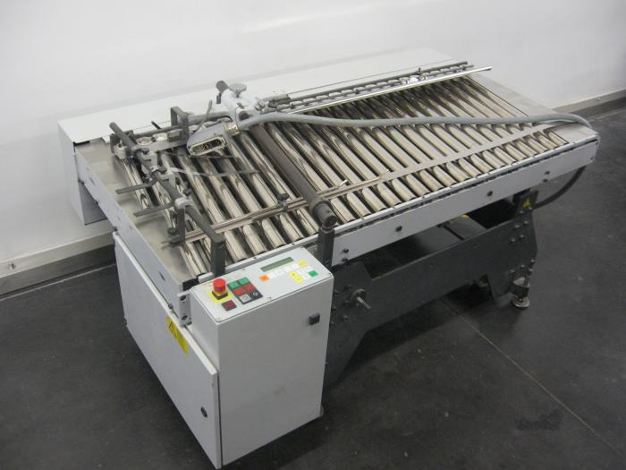 Heidelberg steel mobile, height-adjustable SRT 66 F-re-D inclined roller table (finishing station) - آلة الطي: صور 2 Heidelberg steel mobile, height-adjustable SRT 66 F-re-D inclined roller table (finishing station) - آلة الطي: صور 2