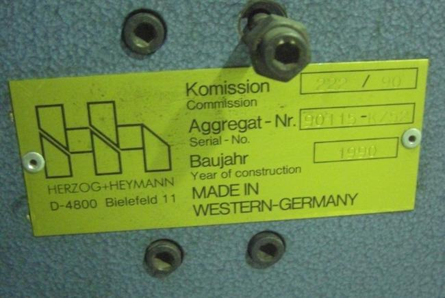 Herzog & Heymann KZ 52 mobile crossbreaker - آلة الطي: صور 2 Herzog & Heymann KZ 52 mobile crossbreaker - آلة الطي: صور 2