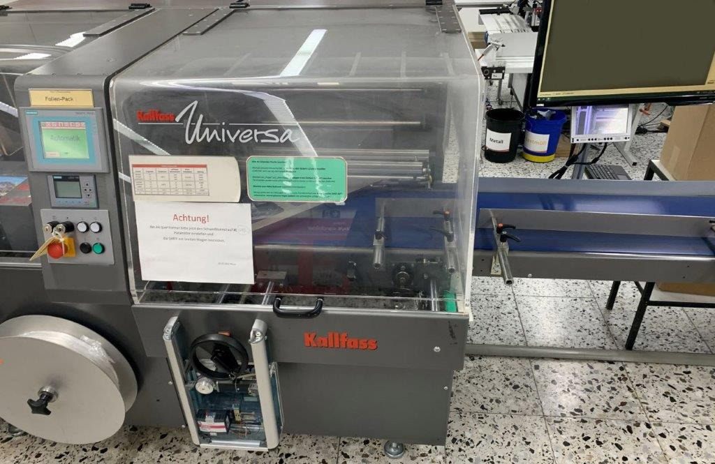 Sealing machine series packer Kallfass Universa EC with shrink tunnel Compact 650 SEC - آلة التعبئة والتغليف: صور 3 Sealing machine series packer Kallfass Universa EC with shrink tunnel Compact 650 SEC - آلة التعبئة والتغليف: صور 3
