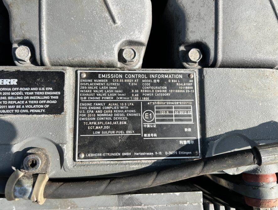 حفارة النقل والشحن Liebherr 934C EPA: صور 11