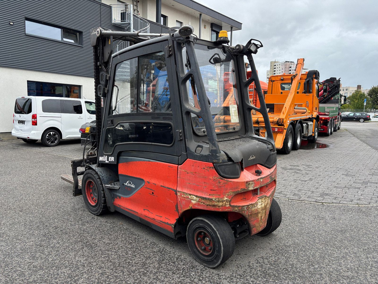 Linde E 50HL-01 Teleskopgabel - رافعة شوكية كهربائية: صور 4 Linde E 50HL-01 Teleskopgabel - رافعة شوكية كهربائية: صور 4