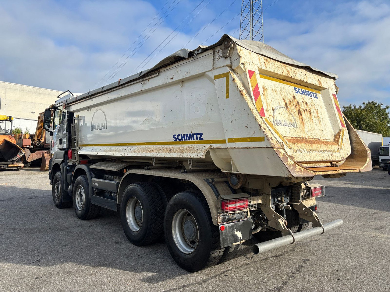 MAN TGS41.510 8x4 Schmitz Muldenkipper Retarder/19m³ - قلابات: صور 5 MAN TGS41.510 8x4 Schmitz Muldenkipper Retarder/19m³ - قلابات: صور 5