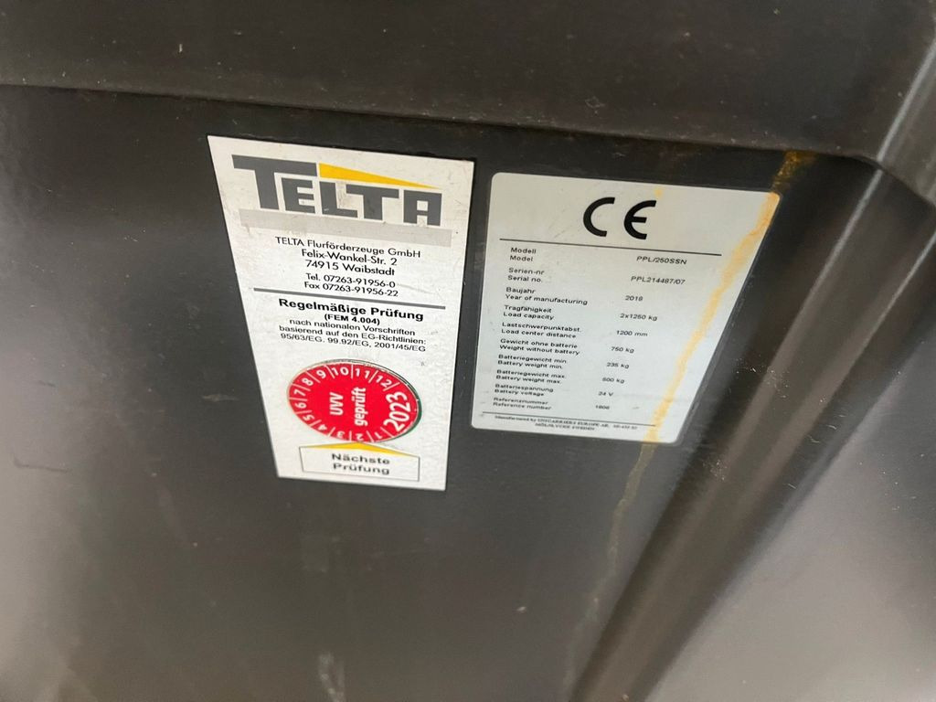 Telta Atlas Tempo PPL/250 SSN 10 Stück vorhanden - رافعات ترتيب البضائع: صور 5 Telta Atlas Tempo PPL/250 SSN 10 Stück vorhanden - رافعات ترتيب البضائع: صور 5