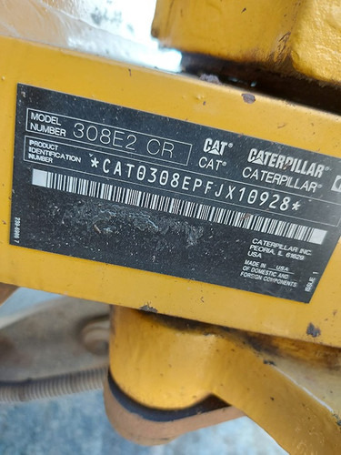 حفارات زحافة 2019 Caterpillar 308E2CR: صور 11