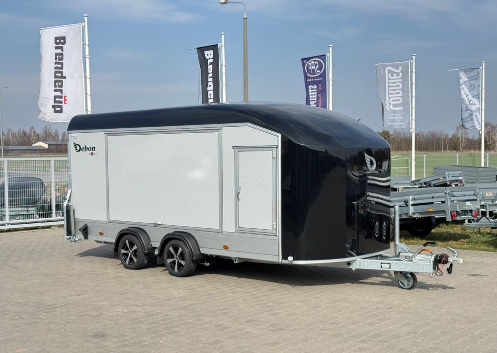 DEBON C1000 - kryta laweta | 490 x 202 cm / 3500kg / felgi ALU / wciągarka elektryczna - شاحنة نقل سيارات مقطورة: صور 2 DEBON C1000 - kryta laweta | 490 x 202 cm / 3500kg / felgi ALU / wciągarka elektryczna - شاحنة نقل سيارات مقطورة: صور 2