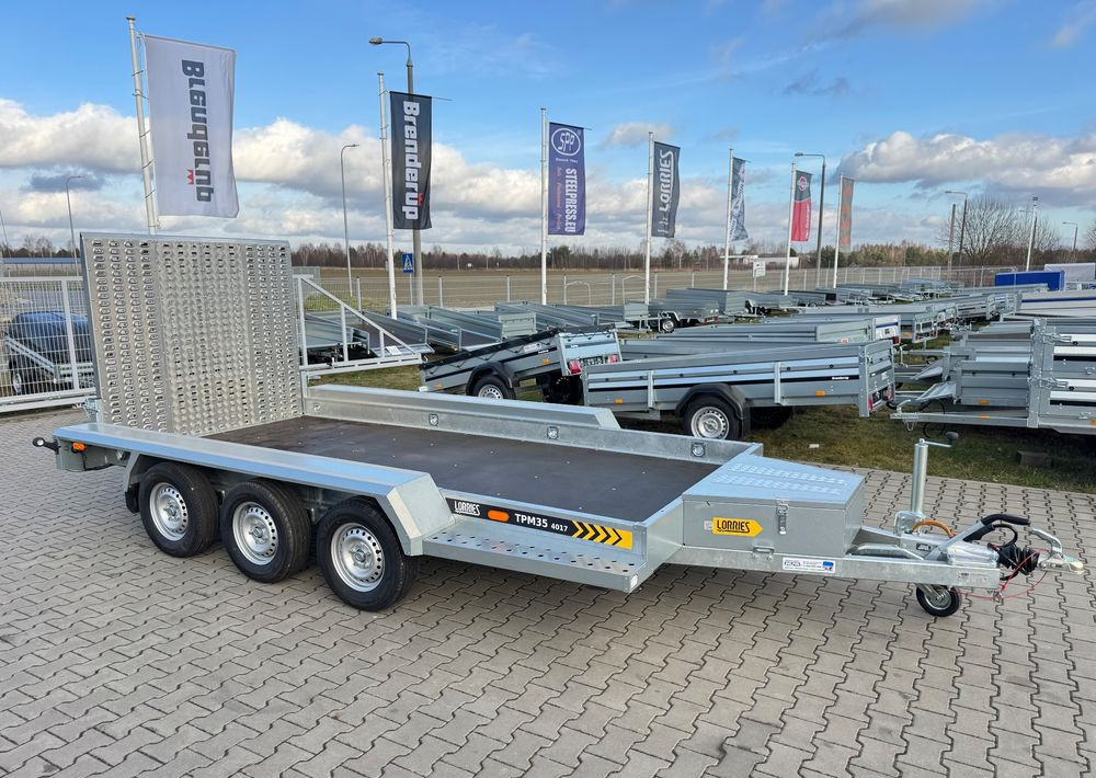 Lorries TPM35-4017 402x175 cm DMC 3500kg przyczepa 3 osiowa pod koparkę budowlanka - مقطورة لنقل المعدات: صور 1 Lorries TPM35-4017 402x175 cm DMC 3500kg przyczepa 3 osiowa pod koparkę budowlanka - مقطورة لنقل المعدات: صور 1