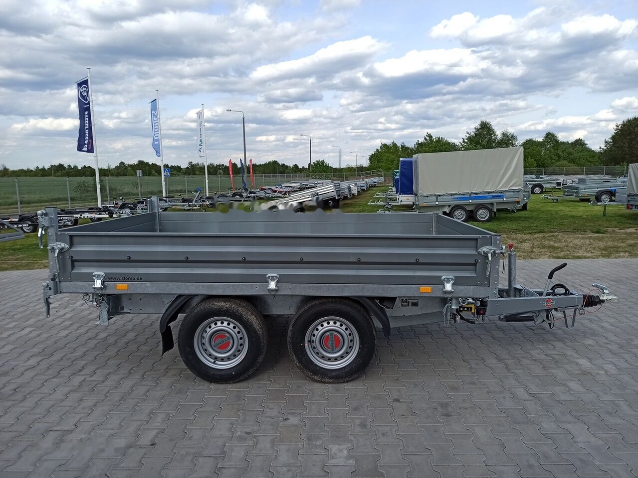 Stema SHDK 35-30-18.2 kiper tipper dump trailer wywrotka 300 x 180 cm - قلابة مقطورة: صور 3 Stema SHDK 35-30-18.2 kiper tipper dump trailer wywrotka 300 x 180 cm - قلابة مقطورة: صور 3