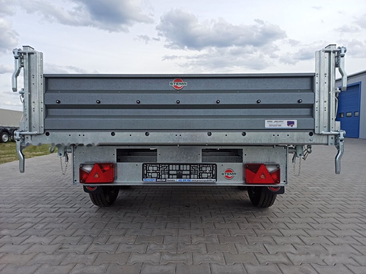 جديد قلابة مقطورة Stema SHDK 35-30-18.2 kiper tipper dump trailer wywrotka 300 x 180 cm: صور 6