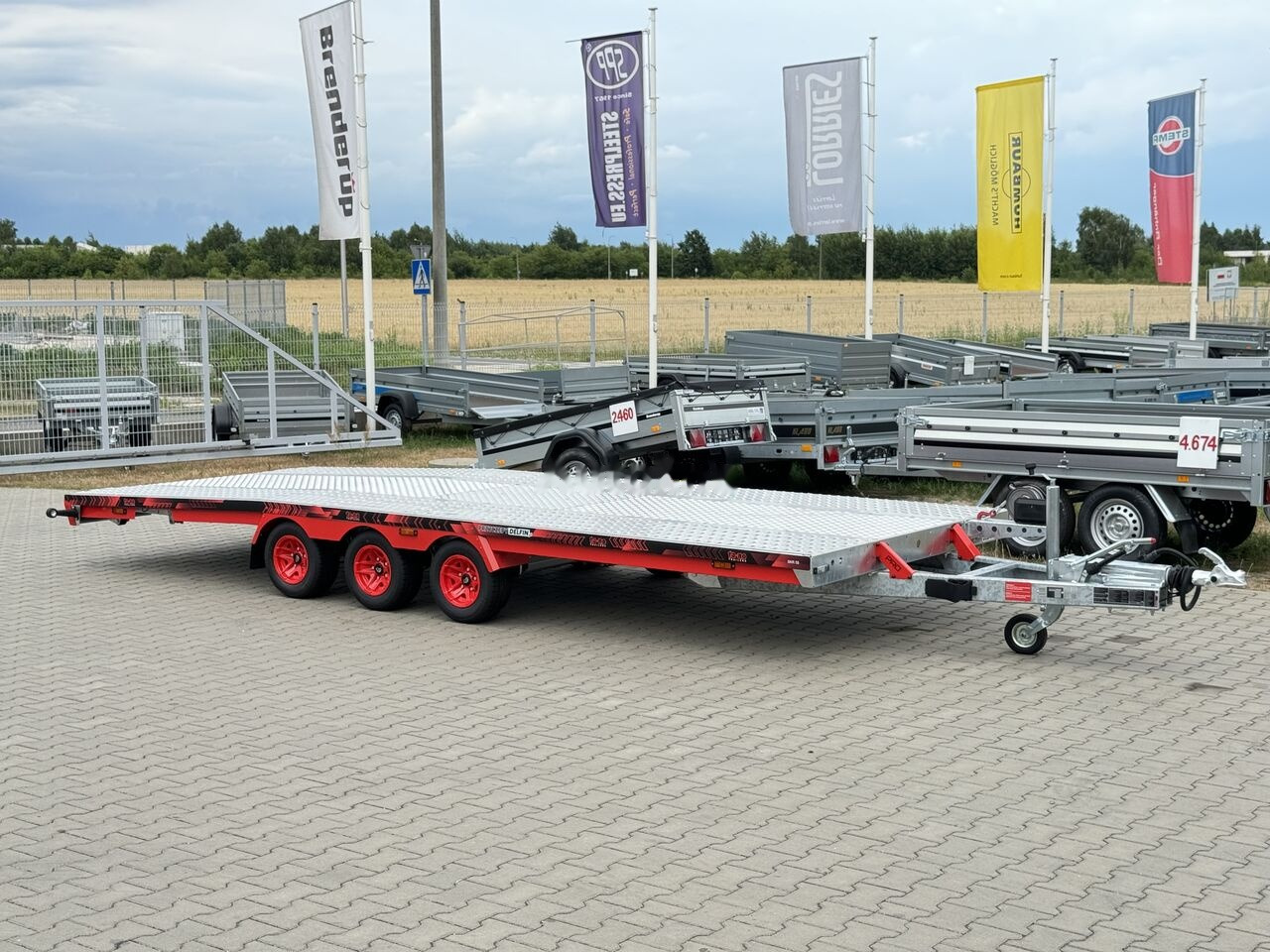 TA-NO Scorpio 60 PREMIUM 3 axle car trailer 6m alu floor 3500kg GVW - شاحنة نقل سيارات مقطورة: صور 1 TA-NO Scorpio 60 PREMIUM 3 axle car trailer 6m alu floor 3500kg GVW - شاحنة نقل سيارات مقطورة: صور 1