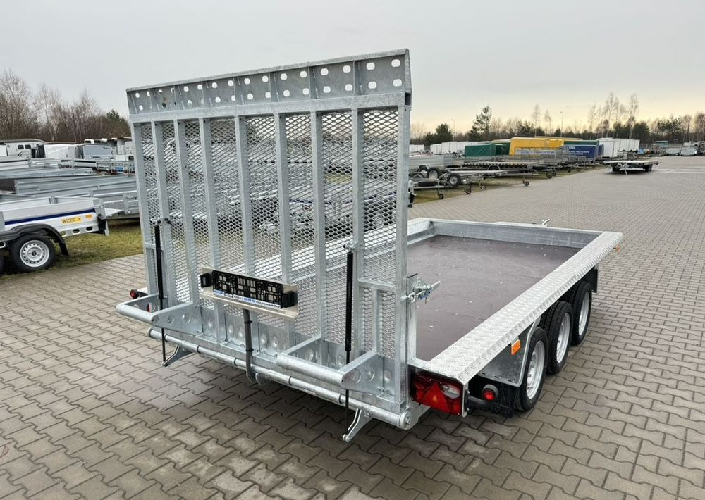 جديد مقطورة لنقل المعدات WIOLA B3540 MAX - 400 x 170 cm | 2546kg ładowności | trap stalowy | 3-osiowa budowlanka: صور 5