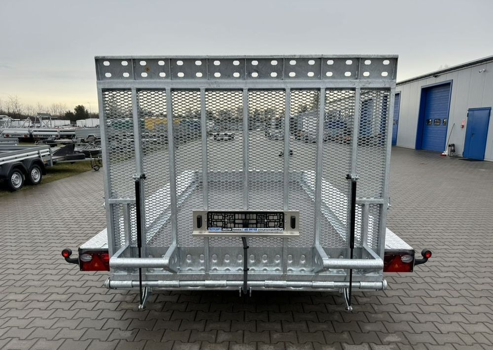 جديد مقطورة لنقل المعدات WIOLA B3540 MAX - 400 x 170 cm | 2546kg ładowności | trap stalowy | 3-osiowa budowlanka: صور 6
