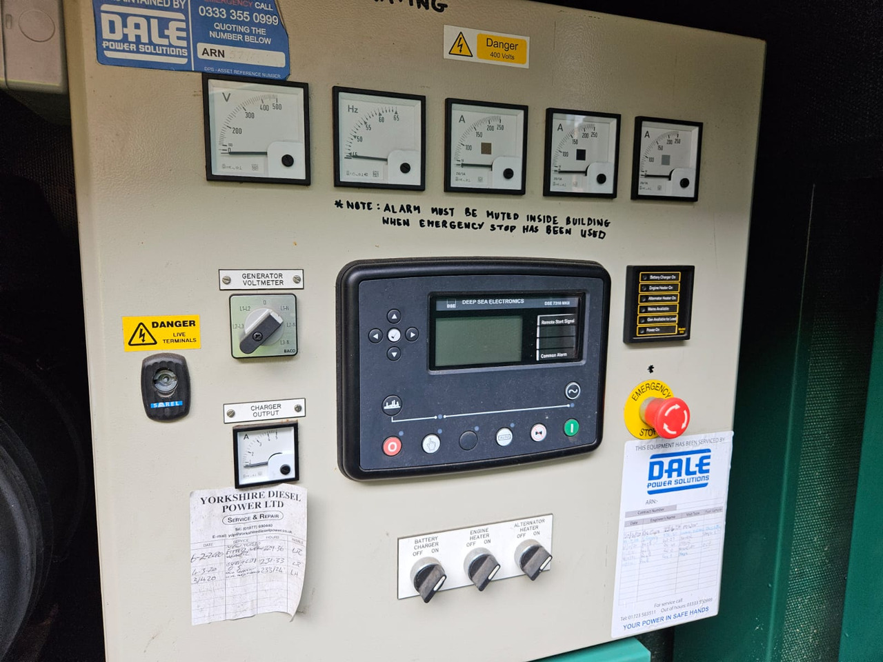 VOLVO TAD 720 GE DIESEL GENERATOR 120KW 150KVA 250 HOURS VOLVO TAD 720 GE DIESEL GENERATOR 120KW 150KVA 250 HOURS - الأدوات والمعدات: صور 5 VOLVO TAD 720 GE DIESEL GENERATOR 120KW 150KVA 250 HOURS VOLVO TAD 720 GE DIESEL GENERATOR 120KW 150KVA 250 HOURS - الأدوات والمعدات: صور 5
