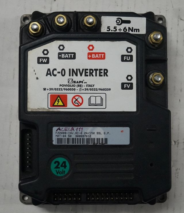 Atlet 300697612 | Rij regeling drive controller Zapi AC-) 24V/150A fz2008-inv sn - كتلة التحكم - معدات المناولة: صور 1 Atlet 300697612 | Rij regeling drive controller Zapi AC-) 24V/150A fz2008-inv sn - كتلة التحكم - معدات المناولة: صور 1