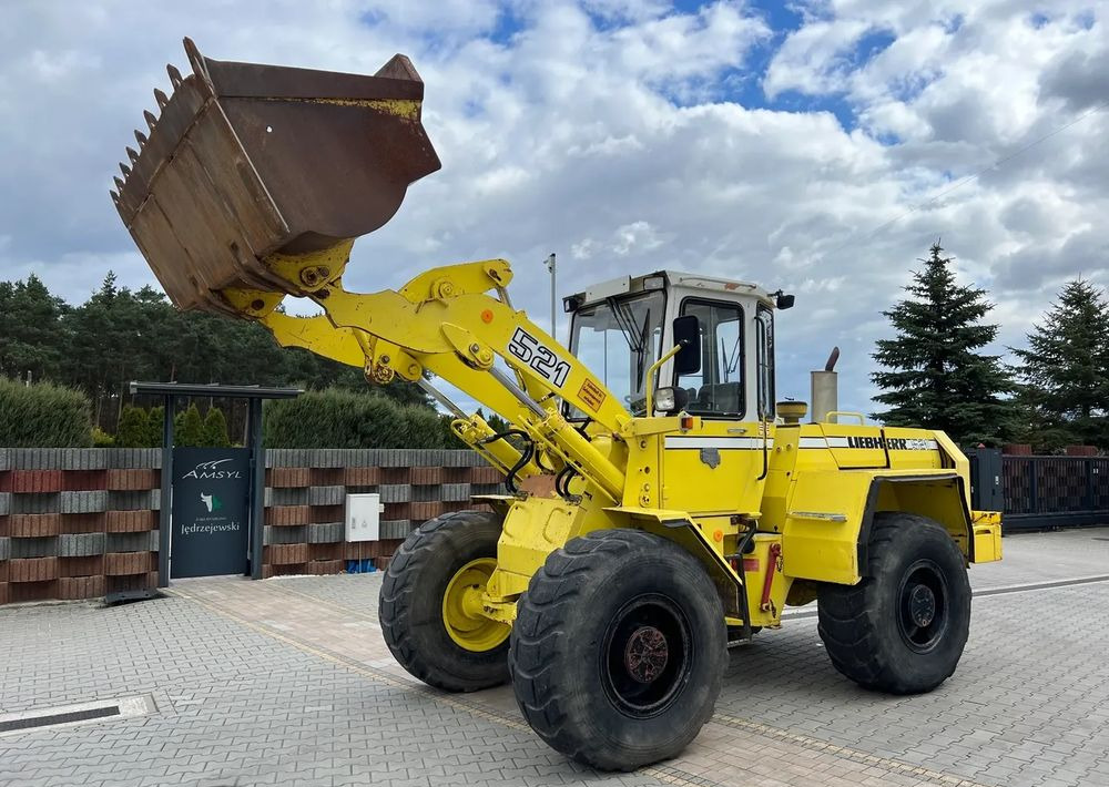 Liebherr L521 – Ładowarka kołowa / Radlader – 1990 – Diesel – - اللودر بعجل: صور 1 Liebherr L521 – Ładowarka kołowa / Radlader – 1990 – Diesel – - اللودر بعجل: صور 1