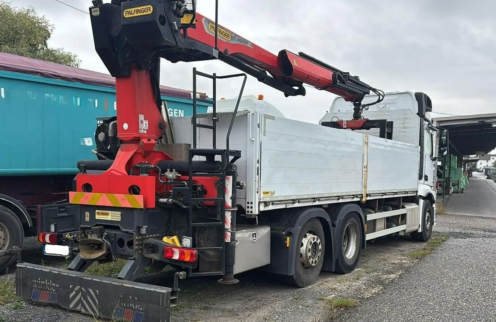 Mercedes-Benz ACTROS 2545 / 6x2 / HDS Palfinger PK 20.501 sterowany radiowo / Przyczepa w zestawie / Euro6/ Przebieg 340 000km - شاحنات مسطحة, شاحنة كرين: صور 2 Mercedes-Benz ACTROS 2545 / 6x2 / HDS Palfinger PK 20.501 sterowany radiowo / Przyczepa w zestawie / Euro6/ Przebieg 340 000km - شاحنات مسطحة, شاحنة كرين: صور 2