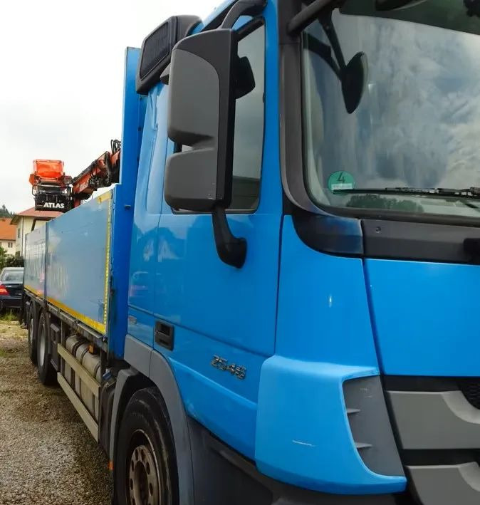 Mercedes-Benz Actros 2546/6x2/455KM/ zabudowana platforma ładunkowa / Kran Atlas 165.2 – żuraw hydrauliczny Atlas z chwytakiem do podnoszenia i przenoszenia ładunków / sterowana oś podnoszona / Euro - شاحنات مسطحة, شاحنة كرين: صور 2 Mercedes-Benz Actros 2546/6x2/455KM/ zabudowana platforma ładunkowa / Kran Atlas 165.2 – żuraw hydrauliczny Atlas z chwytakiem do podnoszenia i przenoszenia ładunków / sterowana oś podnoszona / Euro - شاحنات مسطحة, شاحنة كرين: صور 2