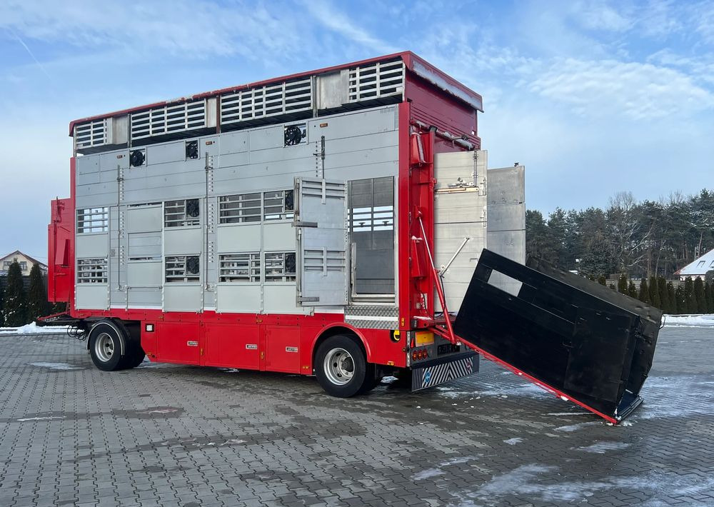 Pezzaioli Pezzaioli RBA22 Dwuosiowa Przyczepa – 2x Bydło, 3x Trzoda - شاحنة نقل المواشي مقطورة: صور 1 Pezzaioli Pezzaioli RBA22 Dwuosiowa Przyczepa – 2x Bydło, 3x Trzoda - شاحنة نقل المواشي مقطورة: صور 1