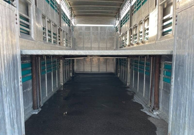 Scania R380 / 6x2 / Pezzaioli / 2-poziomowa zabudowa do przewozu zwierząt / Euro 3 / oś podnoszona / podnoszony dach - شاحنة نقل المواشي شاحنة: صور 4 Scania R380 / 6x2 / Pezzaioli / 2-poziomowa zabudowa do przewozu zwierząt / Euro 3 / oś podnoszona / podnoszony dach - شاحنة نقل المواشي شاحنة: صور 4