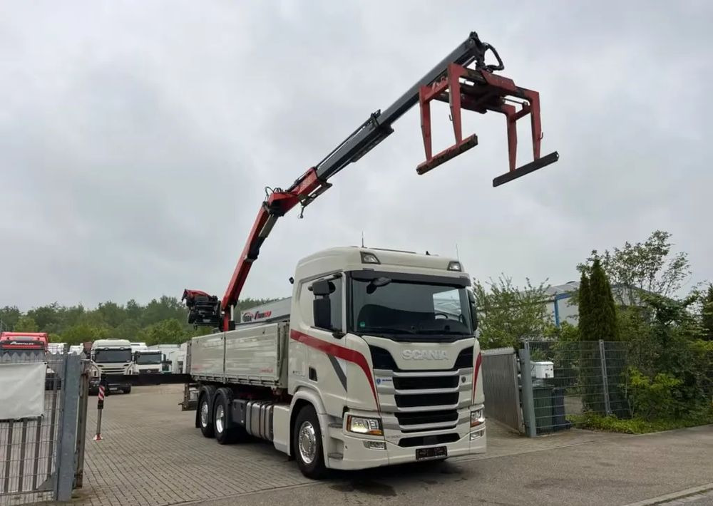 Scania R500 Baustoff / 2-stronna wywrotka Schwarzmüller /HDS Fassi F215 / Euro 6 / Napęd na tylną oś - قلابات, شاحنة كرين: صور 5 Scania R500 Baustoff / 2-stronna wywrotka Schwarzmüller /HDS Fassi F215 / Euro 6 / Napęd na tylną oś - قلابات, شاحنة كرين: صور 5