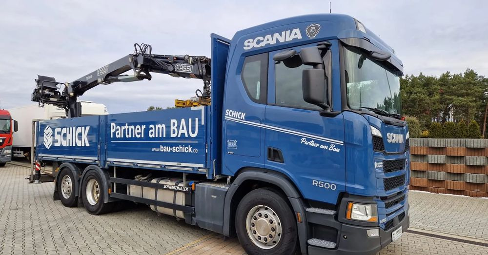 Scania Scania/ R 500/ 6x2 /Fassi F 215 AS - شاحنات مسطحة, شاحنة كرين: صور 1 Scania Scania/ R 500/ 6x2 /Fassi F 215 AS - شاحنات مسطحة, شاحنة كرين: صور 1