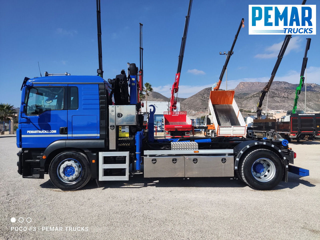 MAN TGM 18.290 GRUA MULTILIFT إيجار MAN TGM 18.290 GRUA MULTILIFT: صور 9