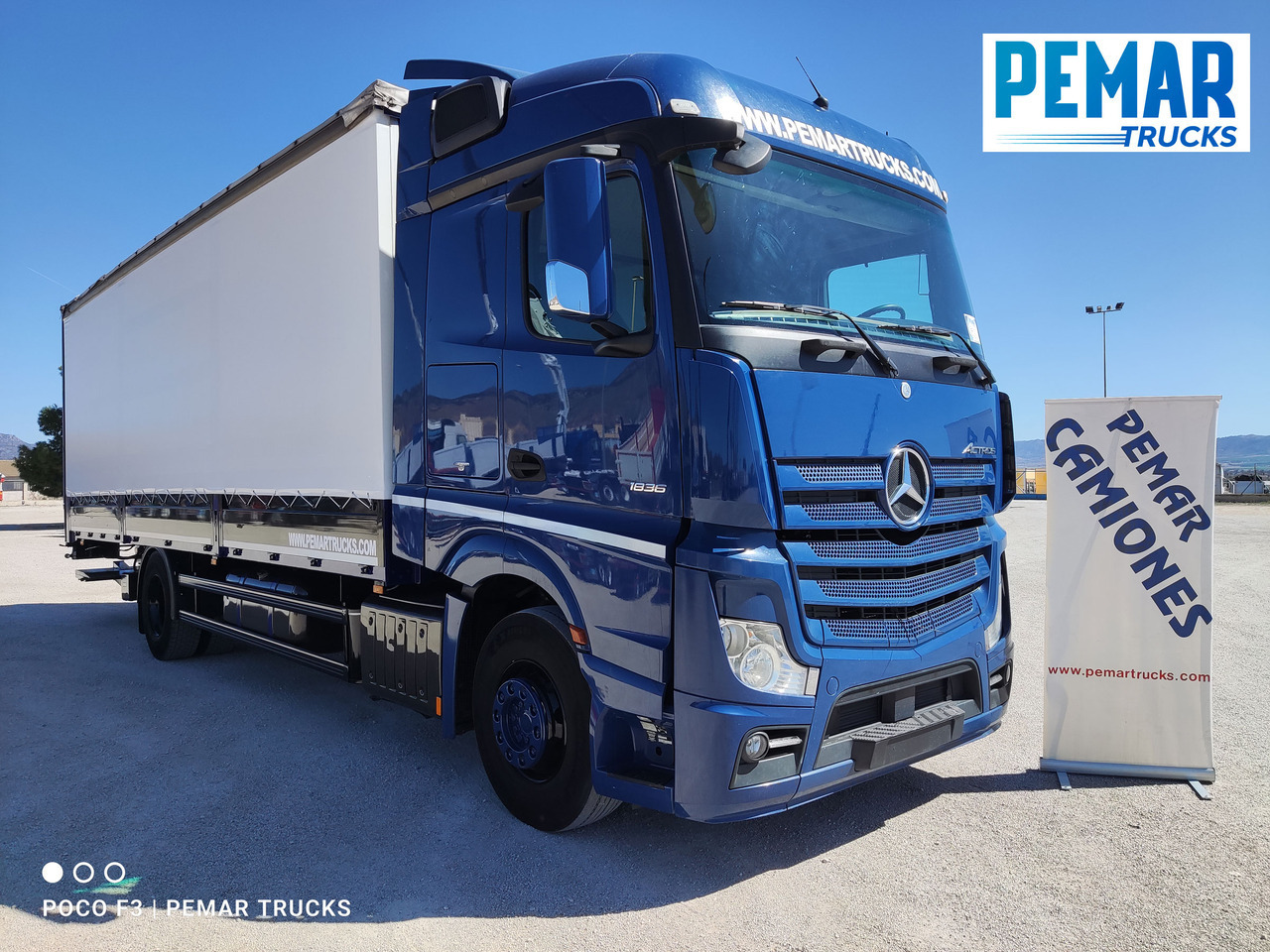 MERCEDES-BENZ ACTROS 1836 SEMITAUTLINER 18T - شاحنة ستارة: صور 3 MERCEDES-BENZ ACTROS 1836 SEMITAUTLINER 18T - شاحنة ستارة: صور 3