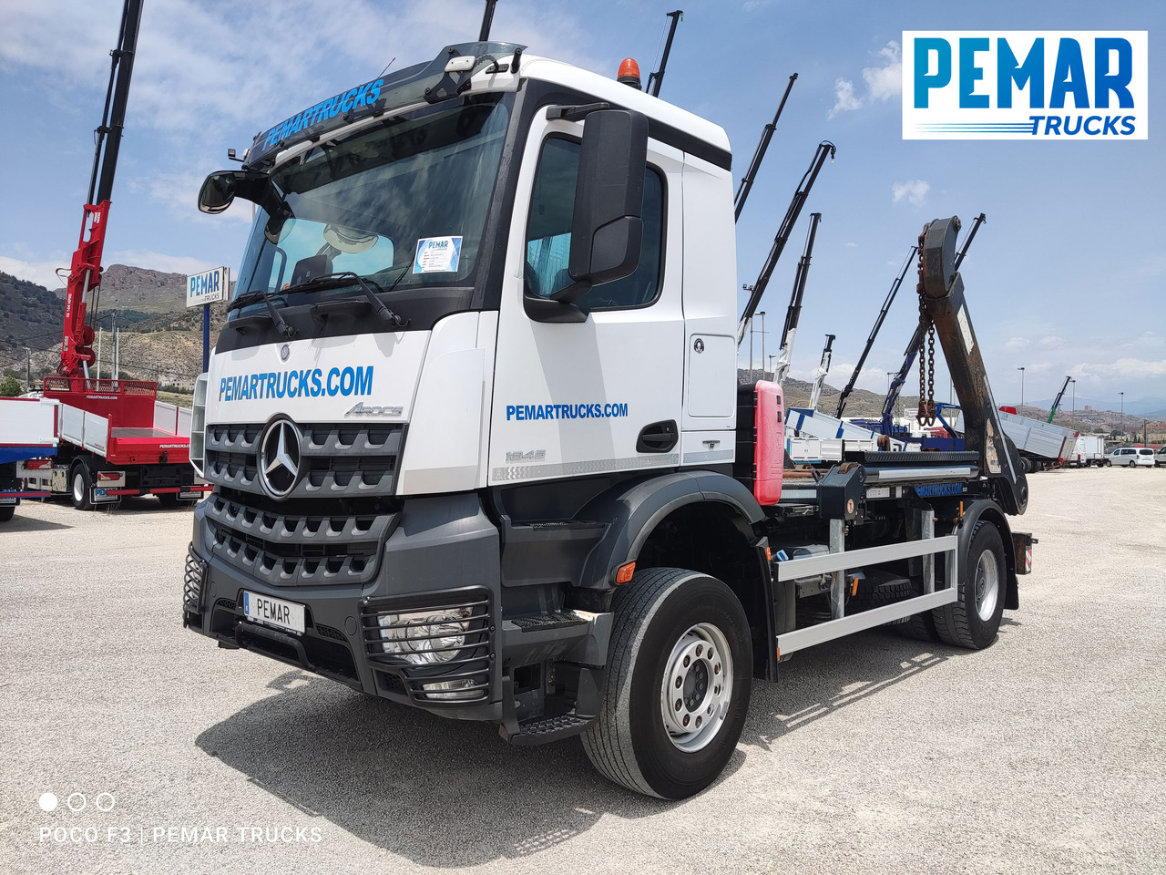 MERCEDES-BENZ AROCS 1845 PORTACONTENEDOR CADENA - شاحنات قابلة للفك شاحنة: صور 2 MERCEDES-BENZ AROCS 1845 PORTACONTENEDOR CADENA - شاحنات قابلة للفك شاحنة: صور 2